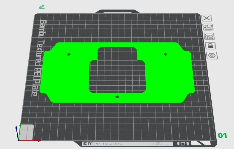 Haltech IC-7 Dash Mounting Template